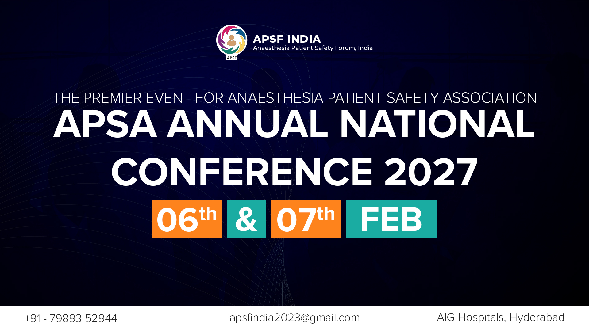 APSA INDIA Annual National Conference 2027